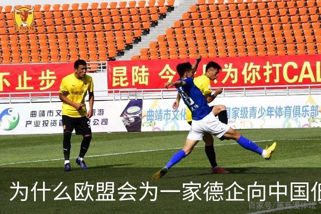 为什么欧盟会为一家德企向中国低头妥协